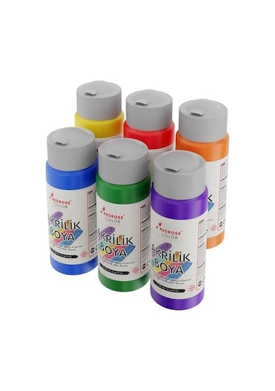 Ara Renkler Akrilik Boya 6&apos Lı Set 6x60 Ml