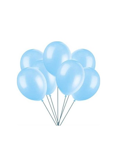 Mavi Metalik Balon 20 Adet A
