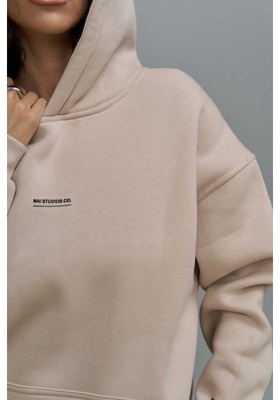 Mai Collection Mai Studios Co. Mai Studios Co. Minimal Baskı Kadın Eşofman Takımı - Kemik Rengi Bej Mai Collection Mai Studios Co. Mai Studios Co. Minimal Baskı Kadın Eşofman Takımı - Kemik Rengi Bej