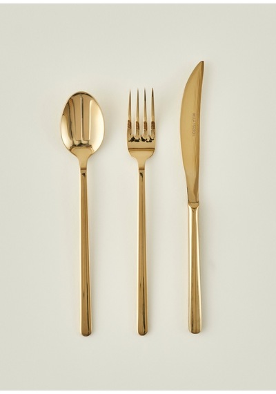 Bella Maison Milano 42 Parça Çatal Kaşık Bıçak Seti Gold Gold