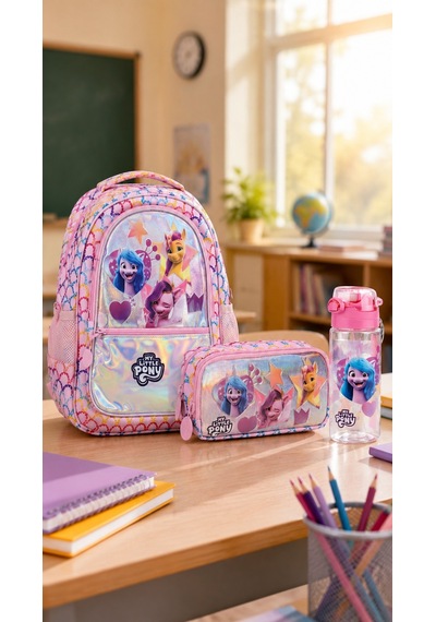 My Little Pony Pembe 3'lü Okul Seti