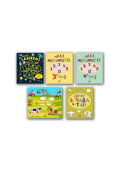 Eğitici Kitaplar Seti - 5 Kitap Takım- Pal Sokağı