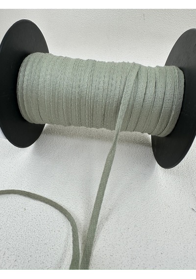 5 Mm Polyester Balıksırtı Şerit-5 Metre-yeşil