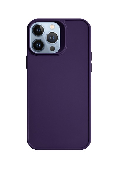 Apple iPhone 13 Pro Max Uyumlu Kamera Korumalı Darbeye Dayanıklı Renk Atmayan Keep Silikon Kılıf Eflatun