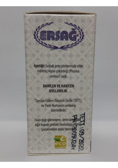 Ersağ Vişne Çekirdeği Yağı 30   ML