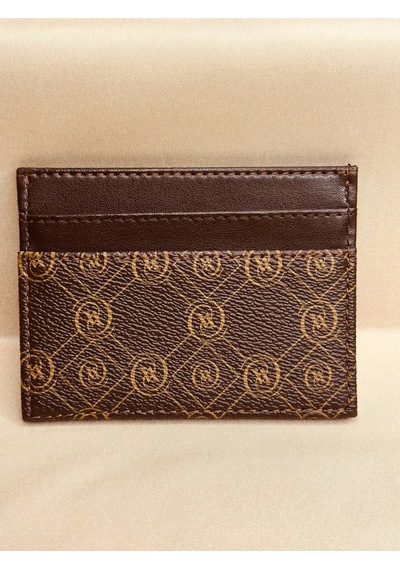 Elora Atelier İkon Gold Detaylı Kartlık Koyu Kahverengi