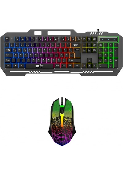 Blic Bkb9 Rgb Gaming Klavye Mouse Set