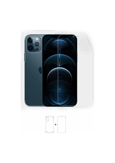 Apple Uyumlu   iPhone 12 Pro Max Ekran Koruyucu,Arka Ön Yan,Poliüretan Film