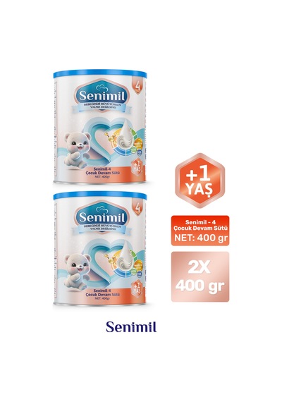 Senimil 4 Çocuk Devam Sütü 400 G 2 Adet