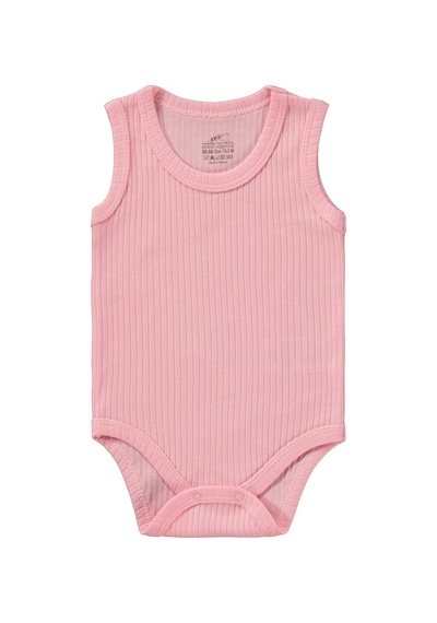 Minidamla Baby Minidamla Askılı Basic 3'lü Set 1-18 Ay Çıtçıtlı Badi - Pembe