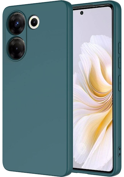 Noktaks - Tecno Uyumlu Tecno Camon 20 Pro 4g - Kılıf İçi Kadife Koruyucu Mara Lansman Kapak - Koyu Yeşil
