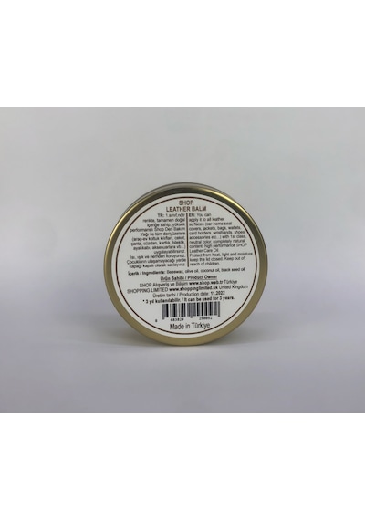 Shop Leather Balm Deri Bakım Onarıcı Koruyucu Yağ 100 Ml