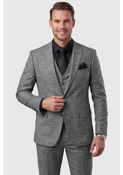 Rizzup Antrasit 3 Parça Slim Fit Yelekli Erkek Takım Elbise Çift Yırtmaçlı Modern Kesim 2601631 Rizzup Antrasit 3 Parça Slim Fit Yelekli Erkek Takım Elbise Çift Yırtmaçlı Modern Kesim 2601631