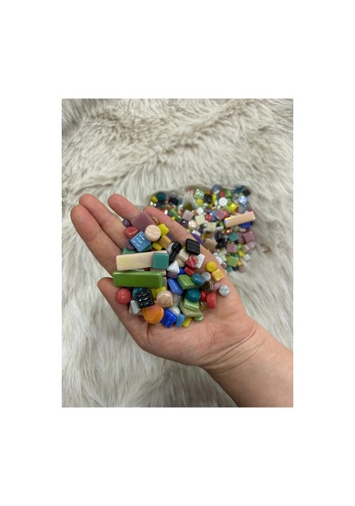 Sanatsal Mozaik - Mx-10 Karışık Mix Ebatlar 100gr