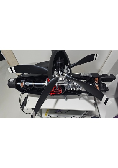 1 Metre Kesitli Uçak Motoru Trent 900 3d Baskı Sergileme