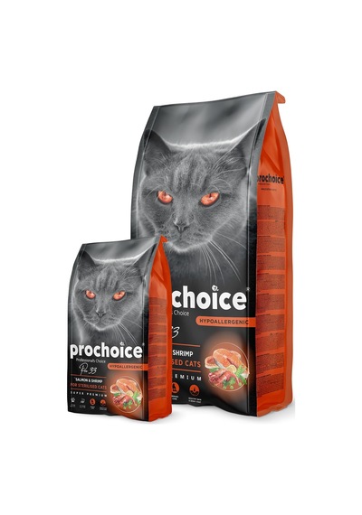 Pro 33, Kısırlaştırılmış Kediler İçin, Hipoalerjenik, Somon Balıklı Ve Karidesli Kuru Mama, 2 Kg