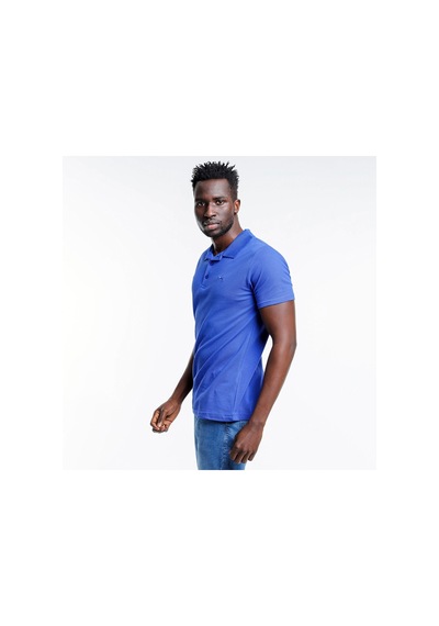 Slazenger SOHO I Erkek Polo Yaka Saks Mavi Tişört