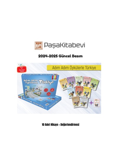 Öykü Yayınları Adım Adım Öykülerle Türkiye Set 10 Hikaye 2024-2025 Güncel Basım
