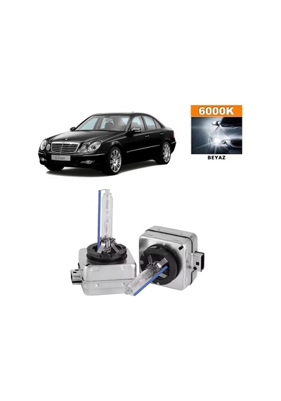 Mercedes E Serisi W211 2001-2009 Xenon D1s / D1r 6000k Beyaz Hıd Xenon Ampul 2 Adet