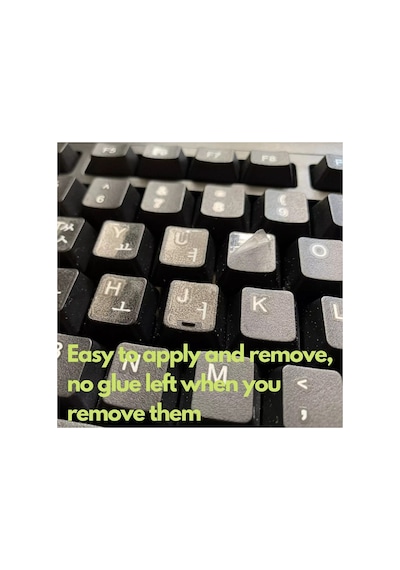 Klavye Etiketi Korece Şeffaf Arka Plan Klavye Etiketi Korece Şeffaf - Korean Keyboard Sticker