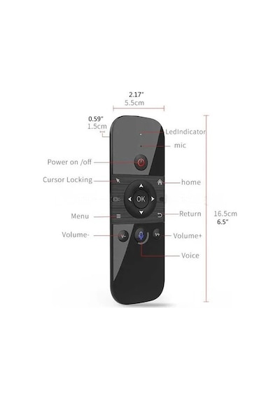 Air Mouse Wireless Keyboard 2.4g Wireless Seskomut Klavye Air Mouse Led Lcd Tv Android Box Bilgisayar Projeksiyon Windows 2000 Xp Vista Windows Ce Windows 7 10 Mac Os X Android Os Smart Android Tv Media Oynatıcılar Şarjlı Ir Öğrenebilir Özellikli Kumanda