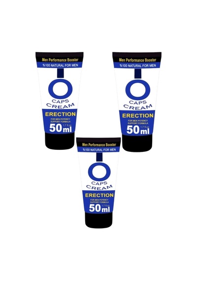 Süper Cream Natural Booster Erkeklere Özel S.rtlik Kremi 50 Ml X 3 Adet