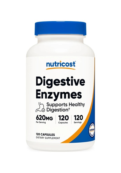 Digestive Enzymes  620mg, 120 Kapsül