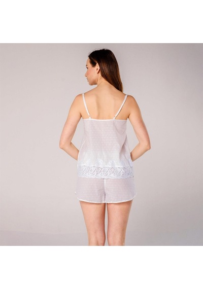 Miespiga Pearl Vual Dantelli Detaylı Şortlu Kadın Pijama Takımı