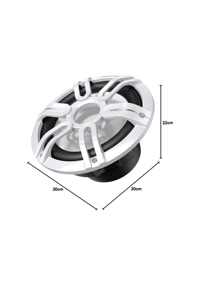 Ts-me100ws 900 Watt 25 Cm Marine Subwoofer