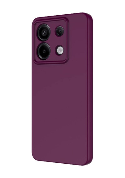 Xiaomi Redmi Note 13 Pro 5g Kılıf Yumuşak Silikon Kamera Korumalı Lansman Pazarplus Koyu Mor