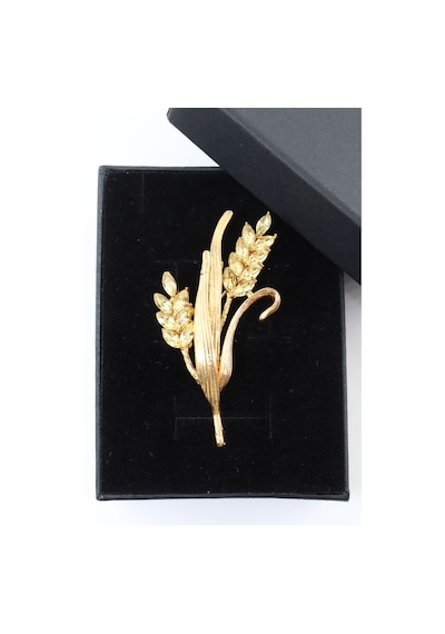 Buğday Başağı Broş. Altın Buğday Başağı Broş. Yaka İğnesi Broş. Kadın Broş. Erkek Broş. Broş. Unisex Gold