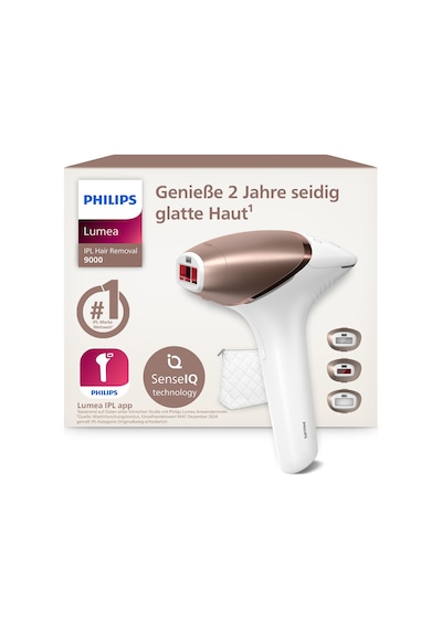 Philips Lumea Ipl 9000 Serisi - 2 Yıla Kadar İpeksi Pürüzsüzlükte Bir Cilt¹ İçin Ipl Cihazları, Vücut Ve Yüz İçin 3 Aparatla, Kablosuz, Lazer Epilasyona Alternatif Brı955/00