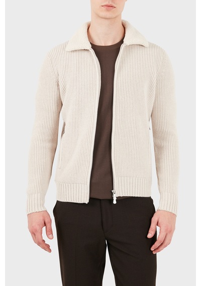 Gran Sasso Regular Fit Klasik Yaka Ceket Erkek Ceket 13189 25033 054 Ekru
