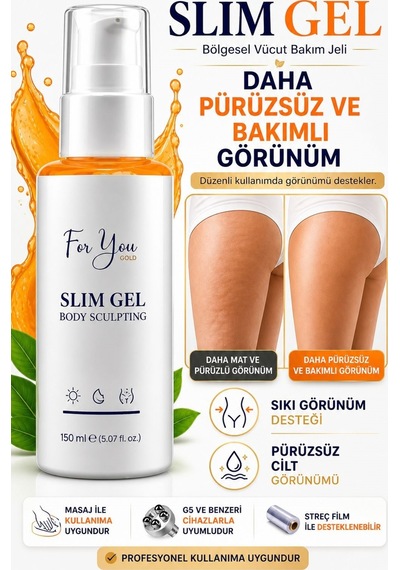 Slim Jel - Sıkılaştırıcı-bölgesel İncelme-çatlak Karşıtı Ve Selülit Kremi 150ml