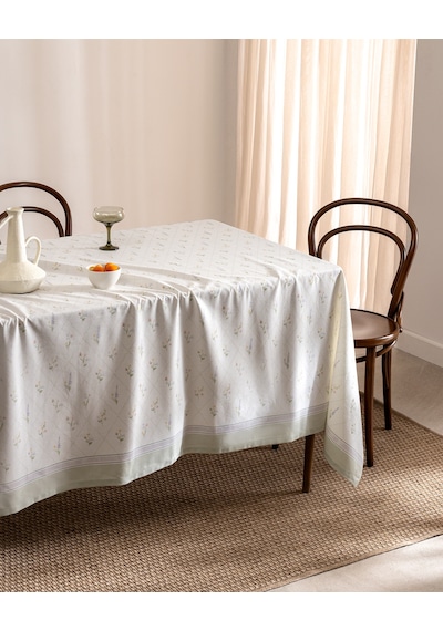 Savore %100 Pamuk Masa Örtüsü - Lila - 160x200 Cm 8684427310168 Çok Renkli