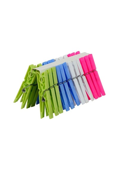 Çamaşır Mandalı Çelik Yaylı 24 Adet Plastik Soft Lm-2324 577278