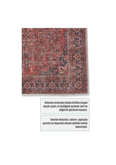 Dekoratif Halı Kaymaz Taban Leke Tutmaz Yıkanabilir Kilim Özel Ölçü Salon Halısı 3042