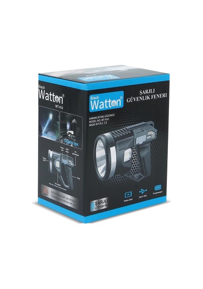 Tripod Şarjlı Güvenlik Feneri Wt-416 Beyaz