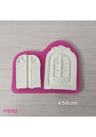 Yy0703 İkili Pencere Ahşap Kapaklı Silikon Kalıp