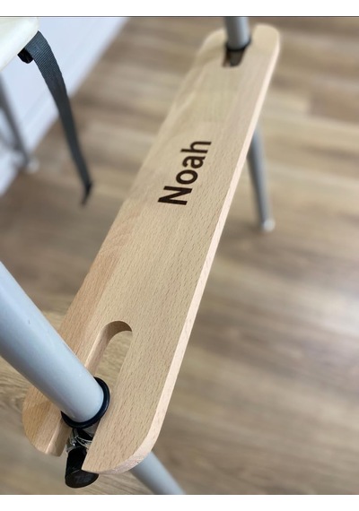Kişiselleştirilebilen Ergonomik-yükseklik Ayarlanabilen- Masif Ağaçtan Üretilmiş Kayma Önleyici Conta Mama Sandalyesi Ayak Desteği