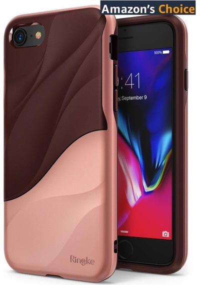Ringke Wave Apple Uyumlu iPhone 7/8 İle Kılıf Rose Blush