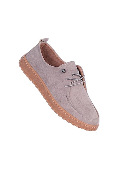 Ayakcenter Ayzen 1055 Vizon Kadın Loafer Ayakkabı Vizyon