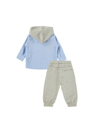 Concept Kids Concept Gömlekli 3 Lü 6-18 Ay Takım - Mavi