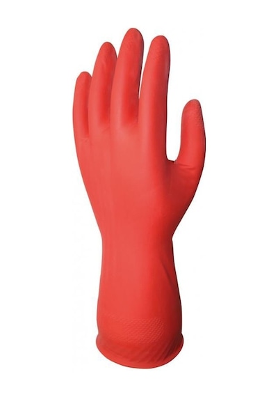 Ekonomik Lastik Eldiven No: 9 - 9,5 Beyaz - Gri