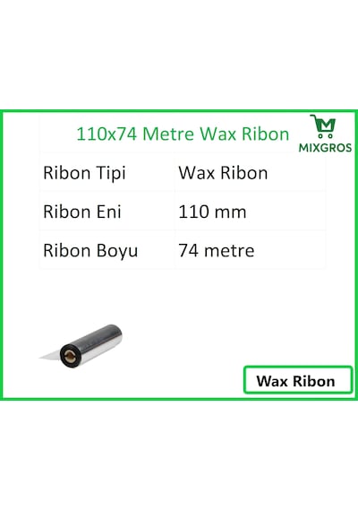 110x74 Metre Wax Ribon 1 Adet 1
