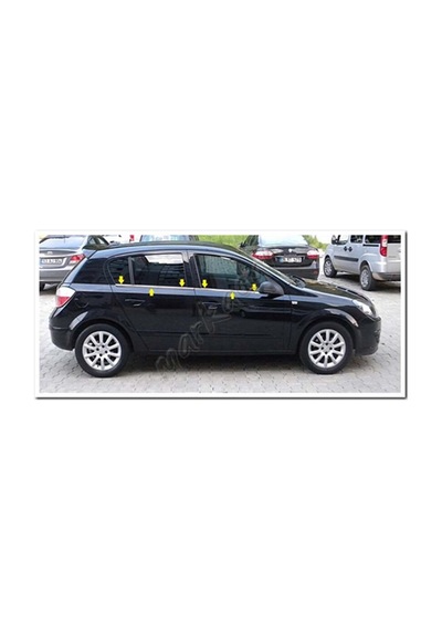 Db Chrome Opel Astra H Hb Cam Çıtası Nikelajı 2004 Sonrası 4 Parç