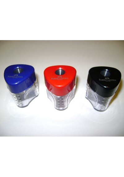 Faber-castell Grip Auto Kalemtraş Tekli Klasik Renkler - 3 Renk 5600183498 Çok Renkli
