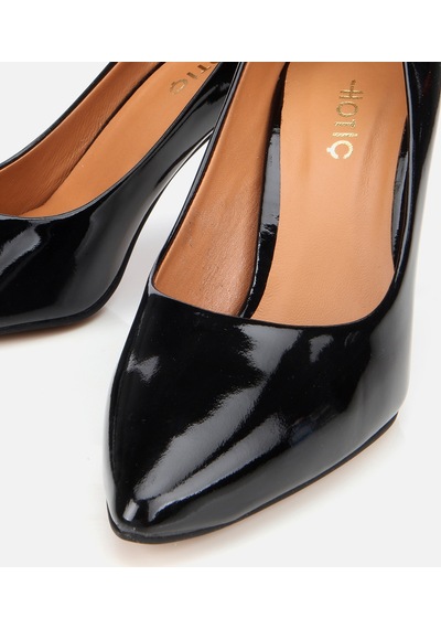 Hotiç Kadın Rugan Deri Siyah Stiletto 01ayh312550a100 Siyah