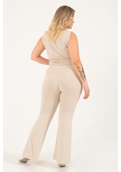 Myline Triko Pantolon-bej Bej