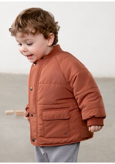 Mayoral Kiremit Erkek Bebek Kapitone Mont 2422